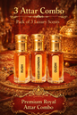 ATTAR COMBO | Rush , Oudh , Kesar Chandan | 12ml×3bottle